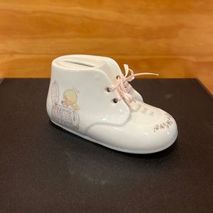 Precious Moments Baby Shoe Bank